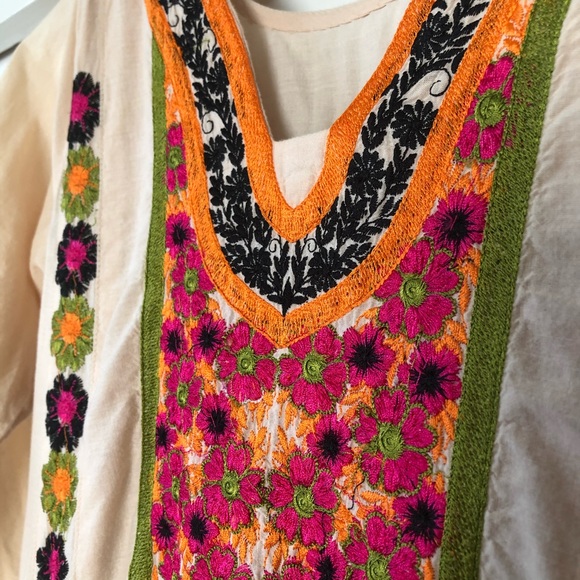 Beautiful vintage bohemian festival maxi dress - Picture 4 of 7